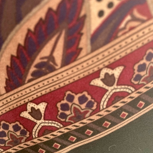 Vintage unisex long scarf - Picture 6 of 8